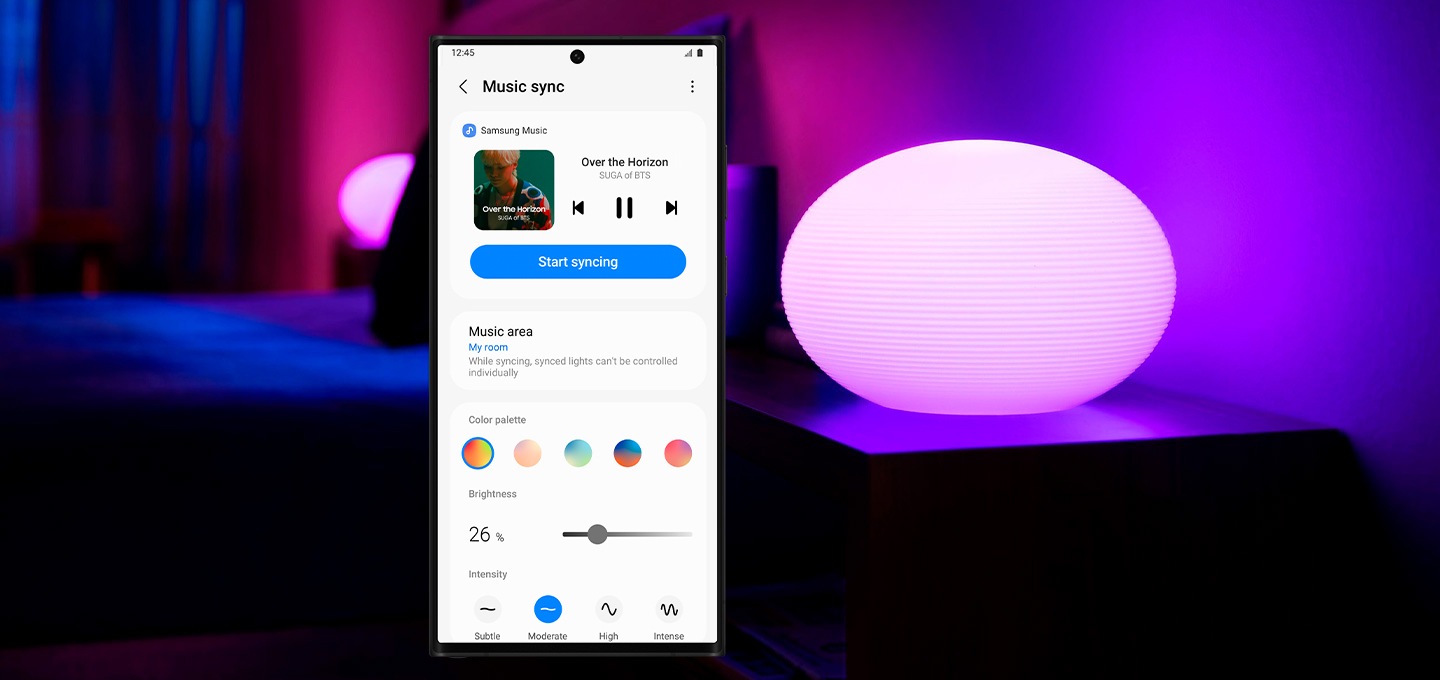 뮤직 싱크 앱 이미지 입니다.