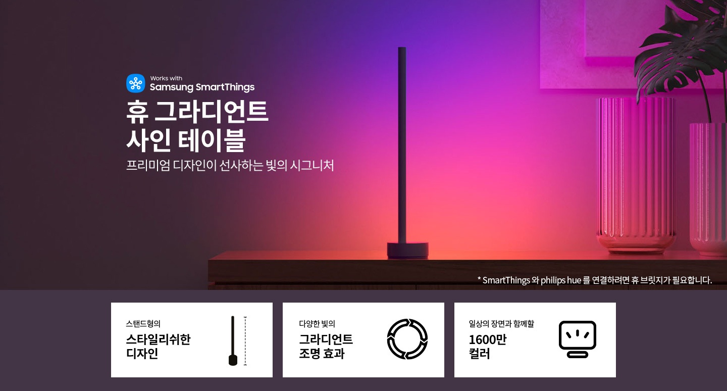 휴 그라디언트 사인 테이블 입니다.