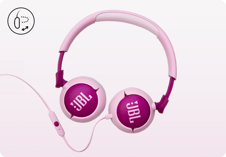 이어컵을 안쪽으로 접은 제품이 보입니다.