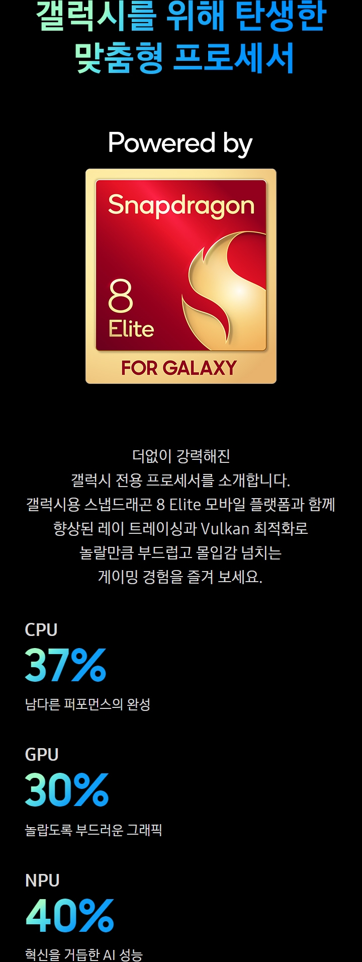 스냅드래곤® 8 Elite 로고