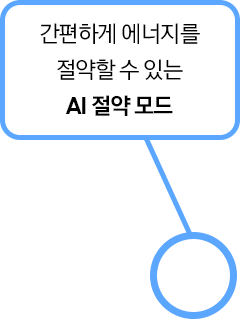 [간편하게 에너지를 절약할 수 있는 ÁÍ 절약 모드]