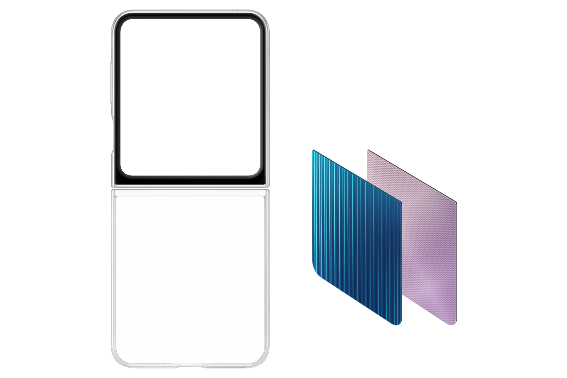갤럭시 Z 플립5 플립수트 케이스 (투명) 제품 구성품 이미지 
