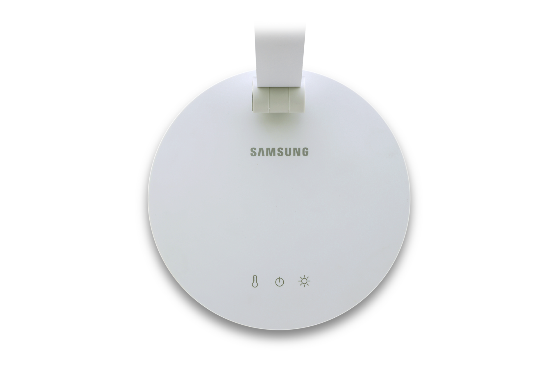 생체리듬 학습용 LED 스탠드 화이트 터치 디스플레이 부분 확대컷