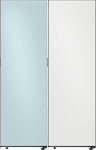 BESPOKE 냉장고 1도어 키친핏 코타 모닝 블루 BESPOKE 냉동고 1도어 키친핏 코타 화이트