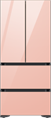 BESPOKE 김치플러스 4도어 프리스탠딩 상칸 글램 핑크 하칸 코타 모닝 블루
