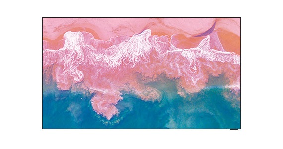 현대미술 작가 Shari Margolin의 작품 'Marbleization(대리석)'이 The Frame TV에 전시되어 있습니다.