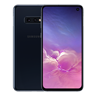galaxy s10e Prism Black front and rear