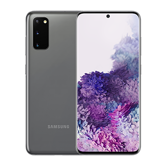Galaxy S20 Cosmic Gray avant et arrière