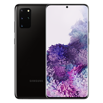 Galaxy S20+ Cosmic Black avant et arrière