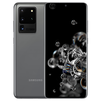 Galaxy S20 Ultra Cosmic Gray avant et arrière