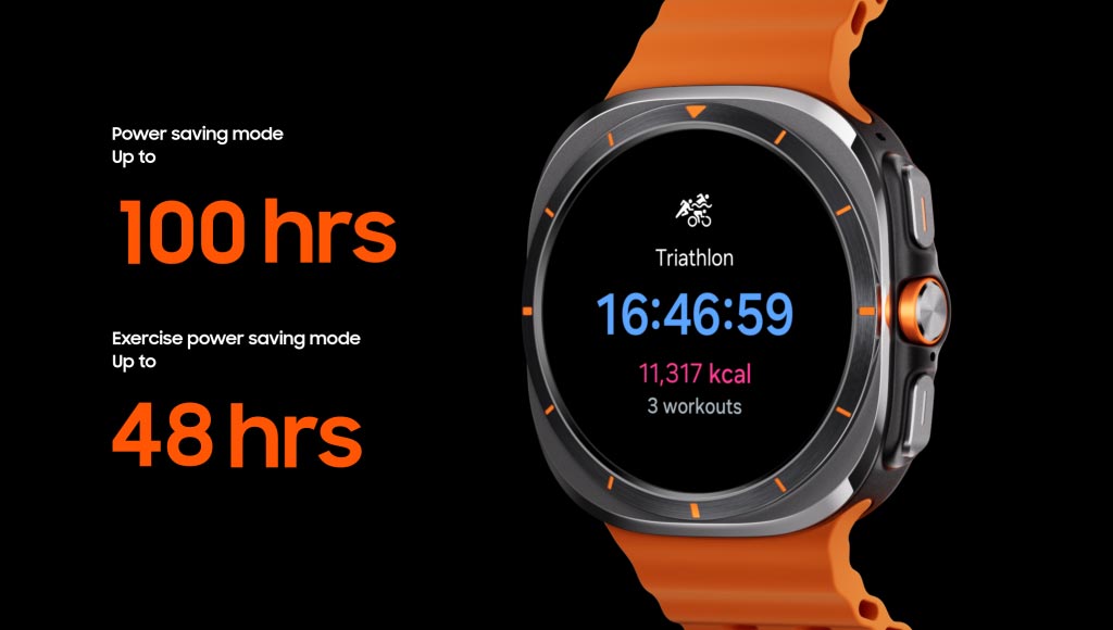 Galaxy Watch Ultra Catch The Highlights Battery Endframe Pc Samsung &Lt;Div Class=&Quot;Description-Text Lv Text-Style-Body-Lg-400&Quot;&Gt; Https://Www.youtube.com/Watch?V=Yffuen50Xyq Gear Up For Greatness With Galaxy Watch Ultra, A Premium New Smartwatch Built For Top-Of-The-Line Performance. Climb The Highest Peak. Bike The Long Way Home. The Durable Titanium Design Is Our Toughest Yet, Able To Stand Up To The Rigors Of Your Workout — Even Ocean Swimming. &Lt;/Div&Gt; Samsung Galaxy Watch Ultra Samsung Galaxy Watch Ultra Titanium Smartwatch 47Mm Lte - Titanium White