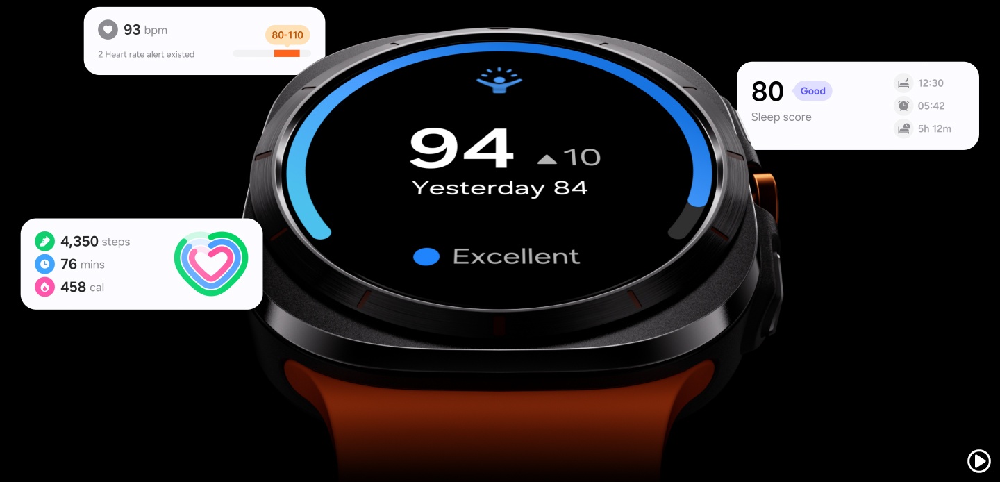 Galaxy Watch Ultra Galaxy Ai Endframe Pc Samsung &Lt;Div Class=&Quot;Description-Text Lv Text-Style-Body-Lg-400&Quot;&Gt; Https://Www.youtube.com/Watch?V=Yffuen50Xyq Gear Up For Greatness With Galaxy Watch Ultra, A Premium New Smartwatch Built For Top-Of-The-Line Performance. Climb The Highest Peak. Bike The Long Way Home. The Durable Titanium Design Is Our Toughest Yet, Able To Stand Up To The Rigors Of Your Workout — Even Ocean Swimming. &Lt;/Div&Gt; Samsung Galaxy Watch Ultra Samsung Galaxy Watch Ultra Titanium Smartwatch 47Mm Lte - Titanium White