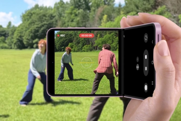 galaxy z flip8 features super steady start
