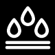 Icon representing water resistance with IP68 rating.