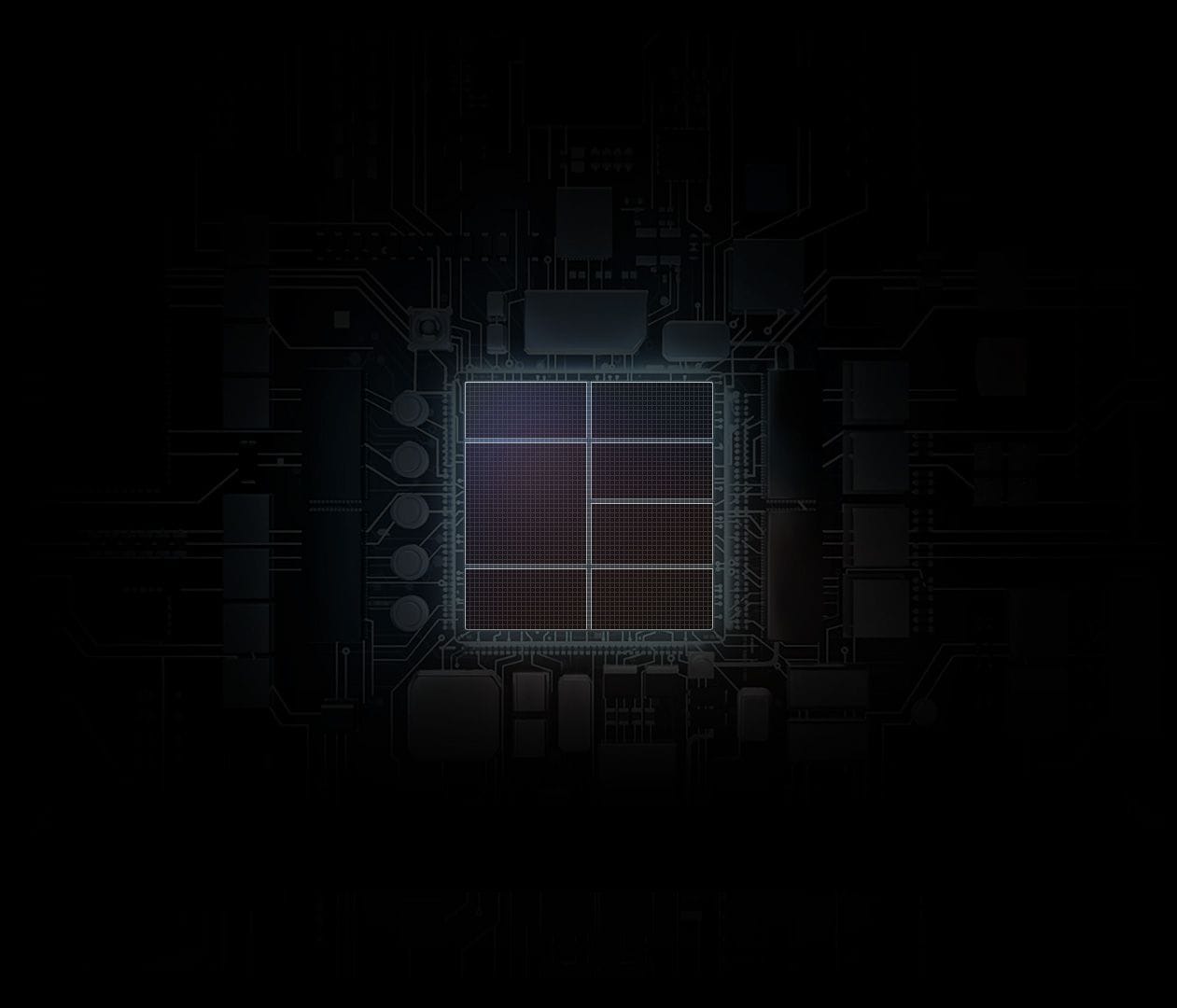 Animation illustrée de la combinaison avancée AP / RAM, avec une lumière qui palpite subtilement.