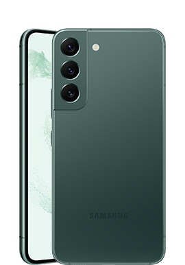 Galaxy S22 Green front and rear