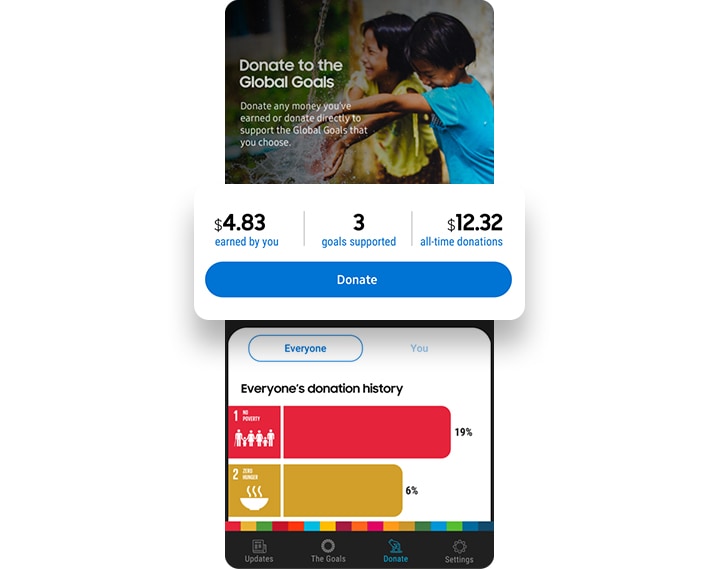 Samsung Global Goals | 앱 & 서비스 | Samsung 대한민국