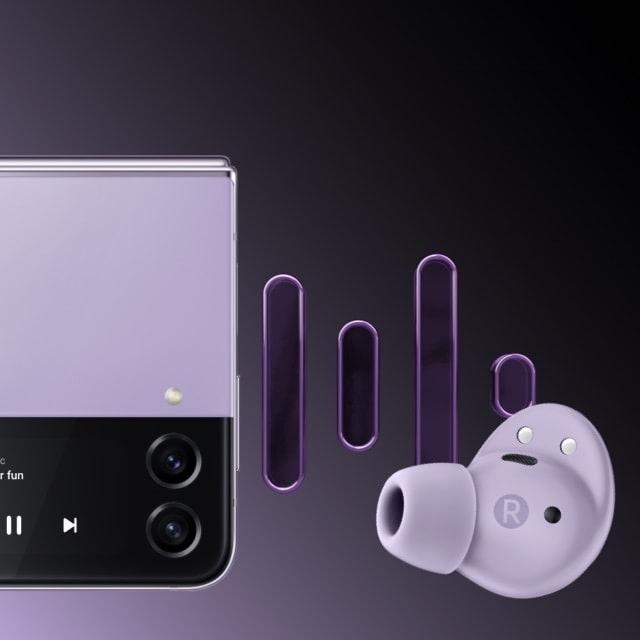 Samsung Galaxy Buds2 Bora shops Purple