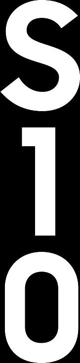 Três textos gráficos que todos dizem “S10” e entram na visão da tela e, em seguida, saem da tela na direção oposta conforme você rola.