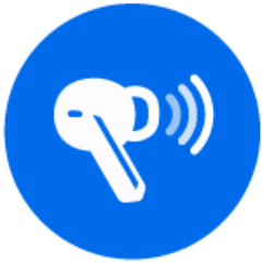 Earbud icon providing translation