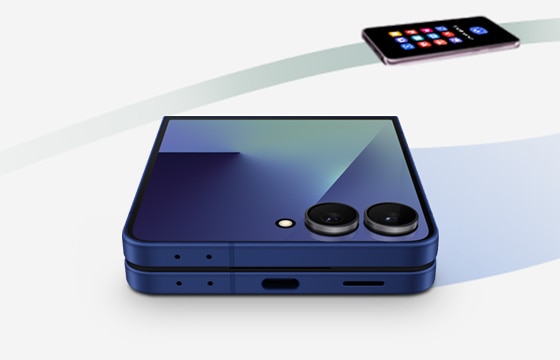 galaxy z flip7 256 GB｜12 GBブルー シャドウ Samsung Galaxy Z Flip 7 Phone | Colours & AI Features