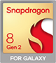 Logo Plateforme mobile Snapdragon 8 Gen 2 pour Galaxy