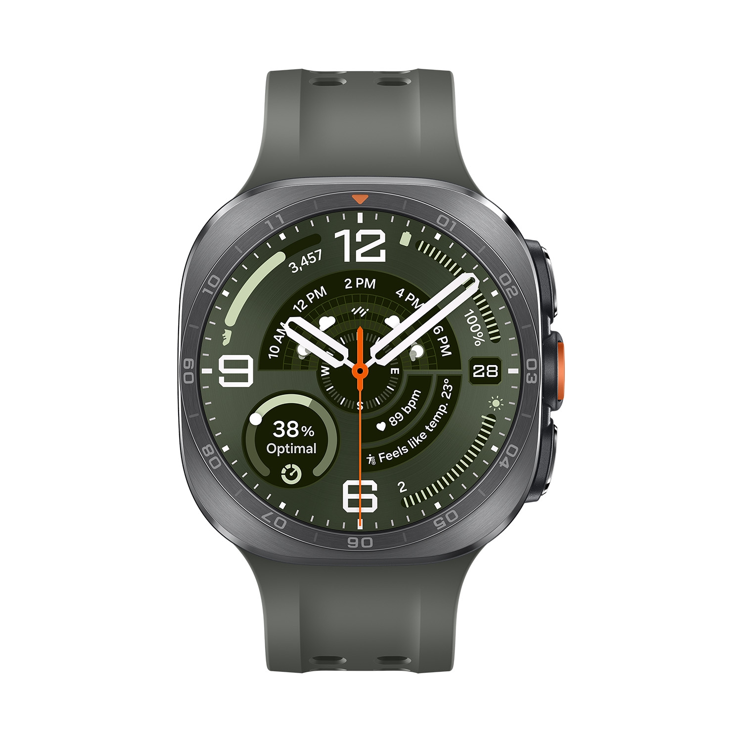 Samsung Galaxy Watch Ultra2 5G Titan Silber/Grün 47&nbsp;mm