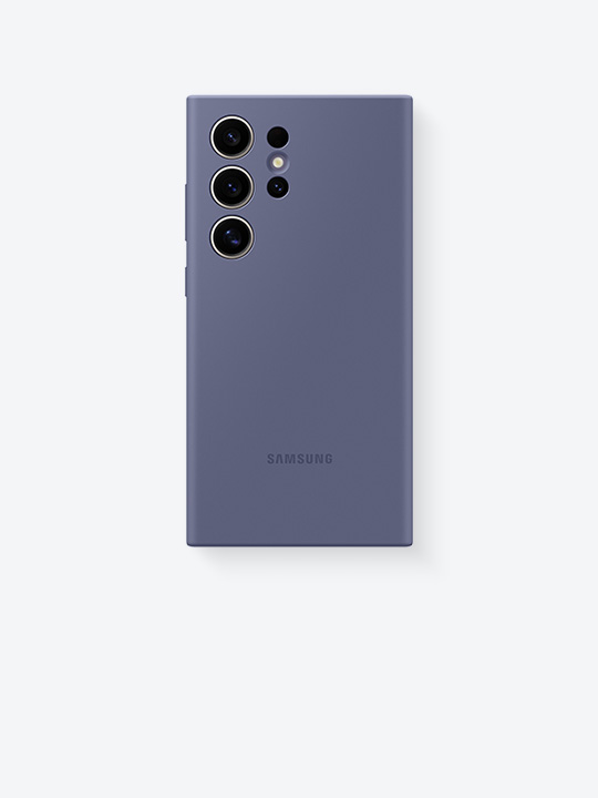 Funda de silicona Samsung Cordón Azul Galaxy S24 Ultra - Funda de
