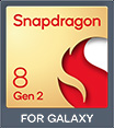 Logotipo Snapdragon 8 Gen 2 Mobile Platform for Galaxy