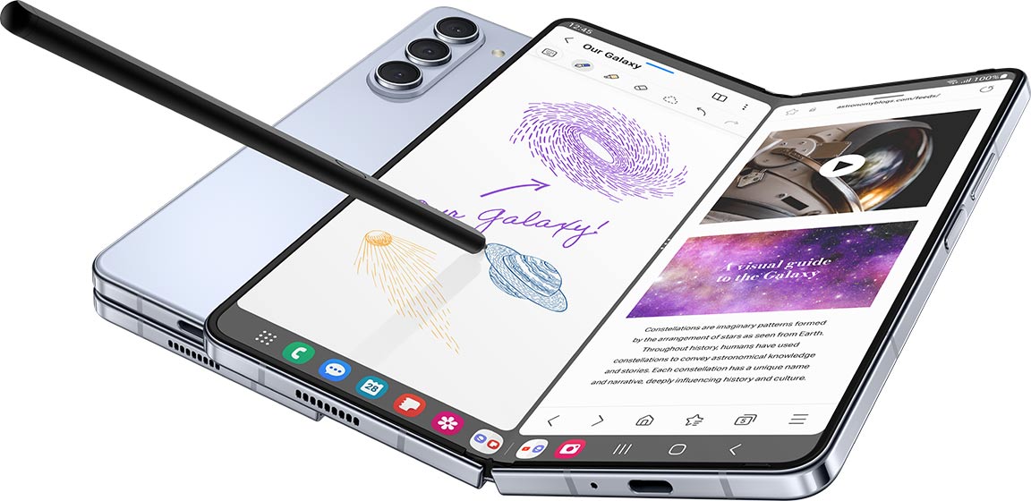 Teléfonos plegables: Samsung muestra un modelo con pantalla gigante que se  dobla dos veces