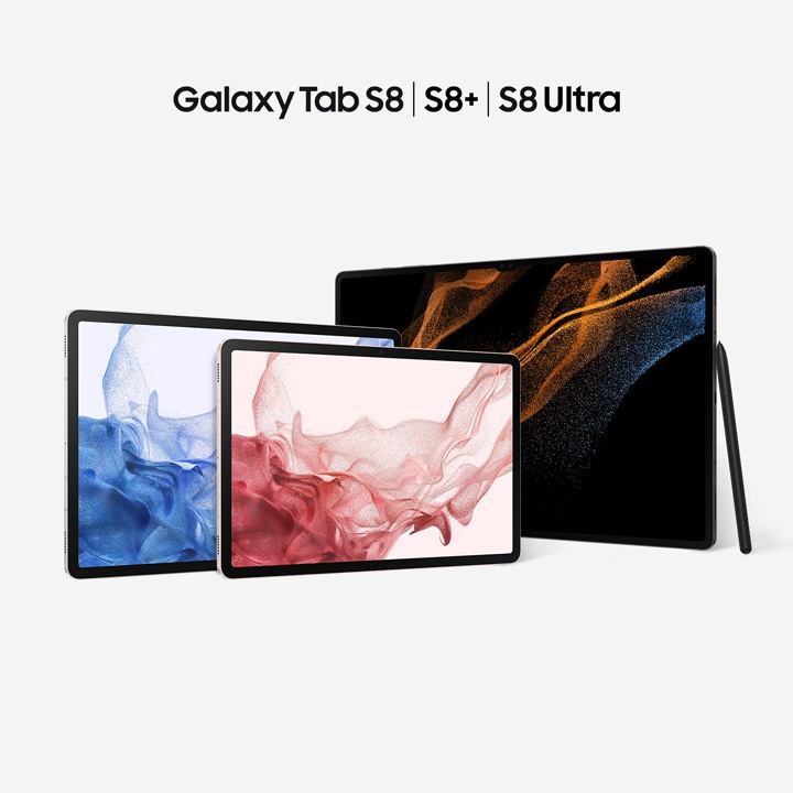 Achat Galaxy Tab S8, S8+, S8 Ultra 5G