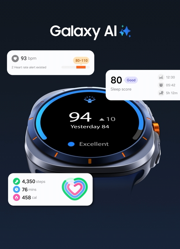Galaxy Watch Ultra (2025) 47mm Bleu Titane SM-L705FZB2XEF Samsung FR