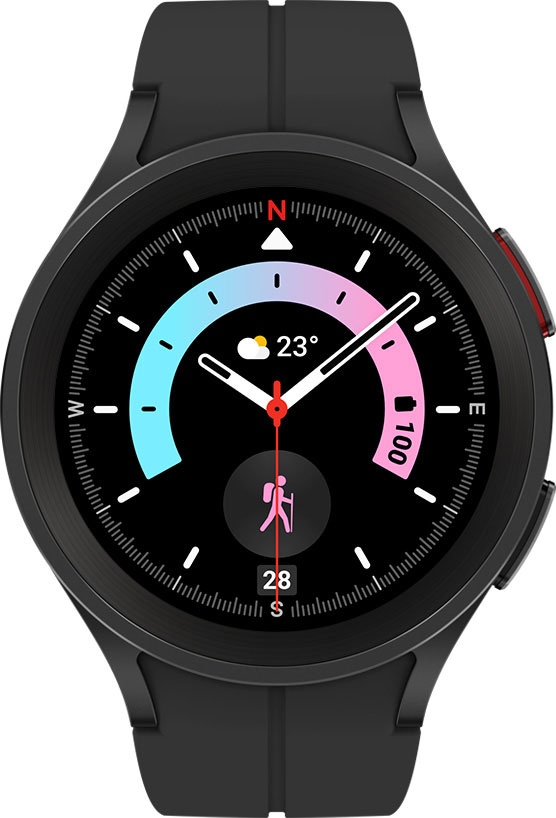 Galaxy Watch5 Pro 45mm (LTE) 鈦金黑| 三星電子香港