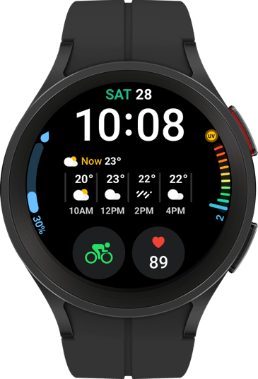 Smartwatch Samsung Watch 5 Pro hadir dengan layar Sapphire Crystal display yang jernih dan kokoh. Beli Samsung Galaxy Watch 5 Pro harga dan spesifikasi resmi Indonesia di website Samsung.