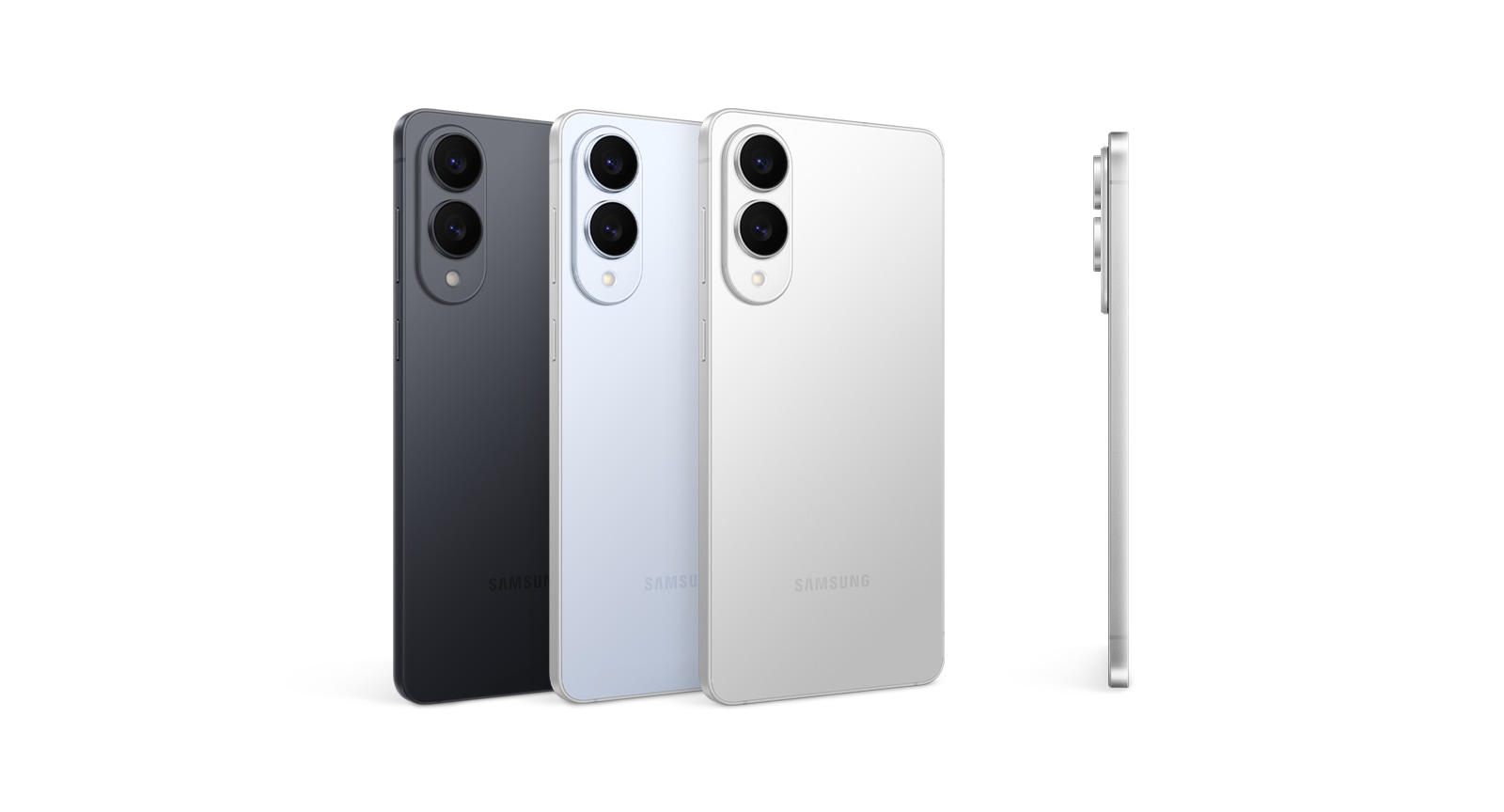 Samsung Galaxy S25 Edge dengan desain tipis dan kamera 200MP – tampilan depan dan belakang.