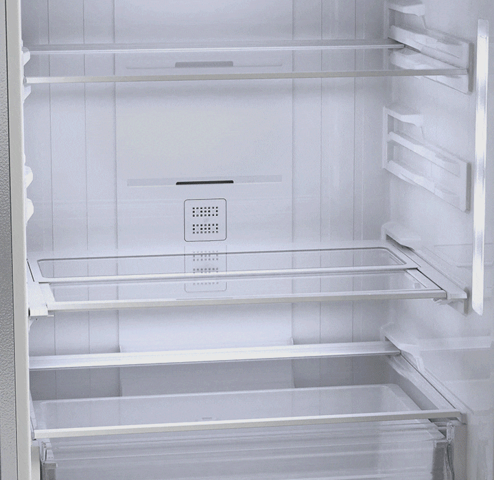 A shelf that opens up more space