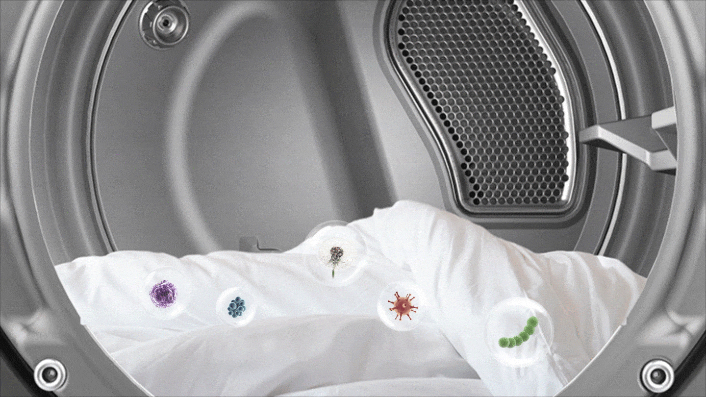 7.5 cu. ft. Smart Electric Dryer, Steam Sanitize+, Black Stainless