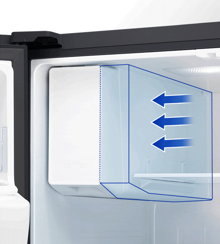 Business Réfrigérateur à portes françaises de 36 po avec SpaceMax