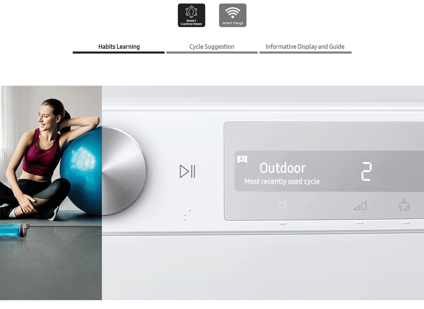 Loads Smarter Samsung 9KG Heat Pump Dryer White DV90T5240AE