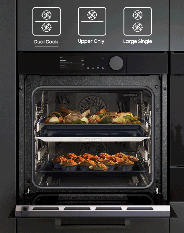Samsung Infinite Full Dual Cook Stoom Oven NV75T8979RK Samsung NL
