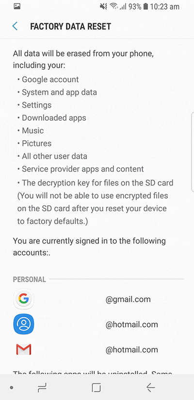 How To Format Phone Samsung
