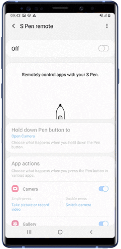 how to activate s pen