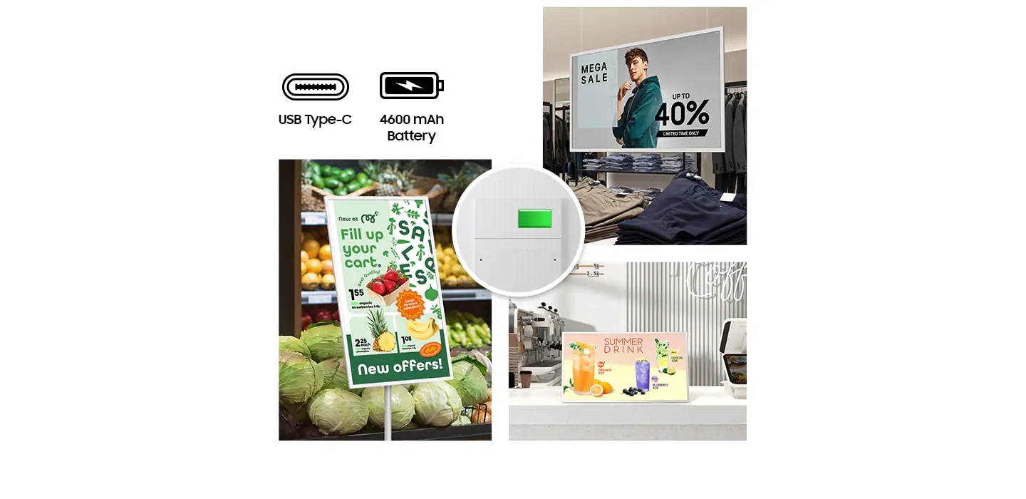 Move freely, display flexibly