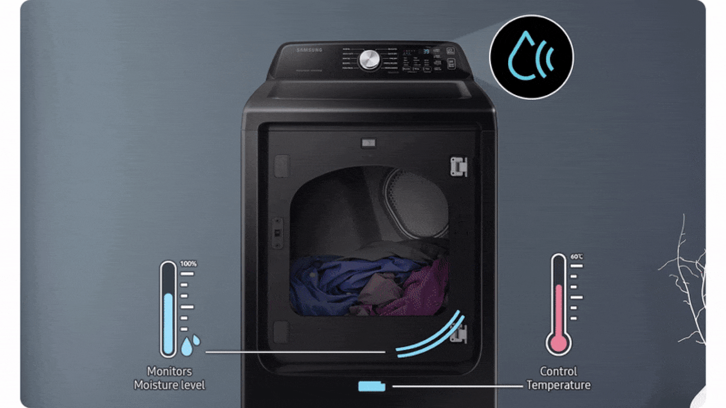 7.4 cu. ft. 3500 Series Smart Electric Dryer with SmartThings Wi-Fi | Samsung Canada