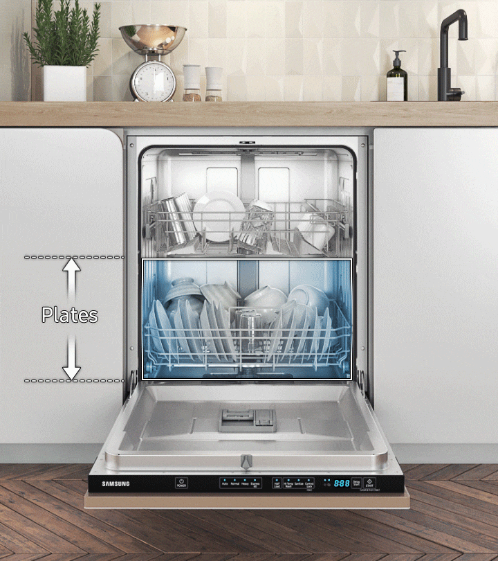 Hidden Touch Control 52 dBA Panel Ready Dishwasher Samsung Business