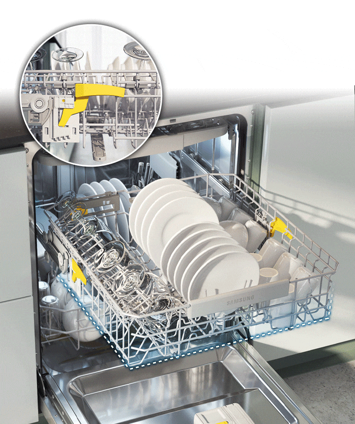 Bespoke White Dishwasher With Stormwash+ Samsung Canada