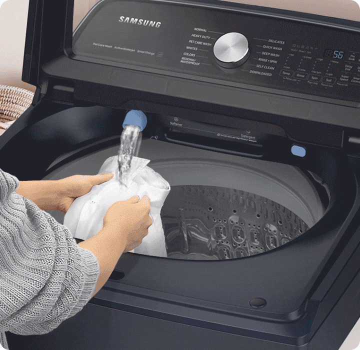 6.2 cu. ft. 7150 Series Top Load Washer with Pet Care Solution | Samsung Canada