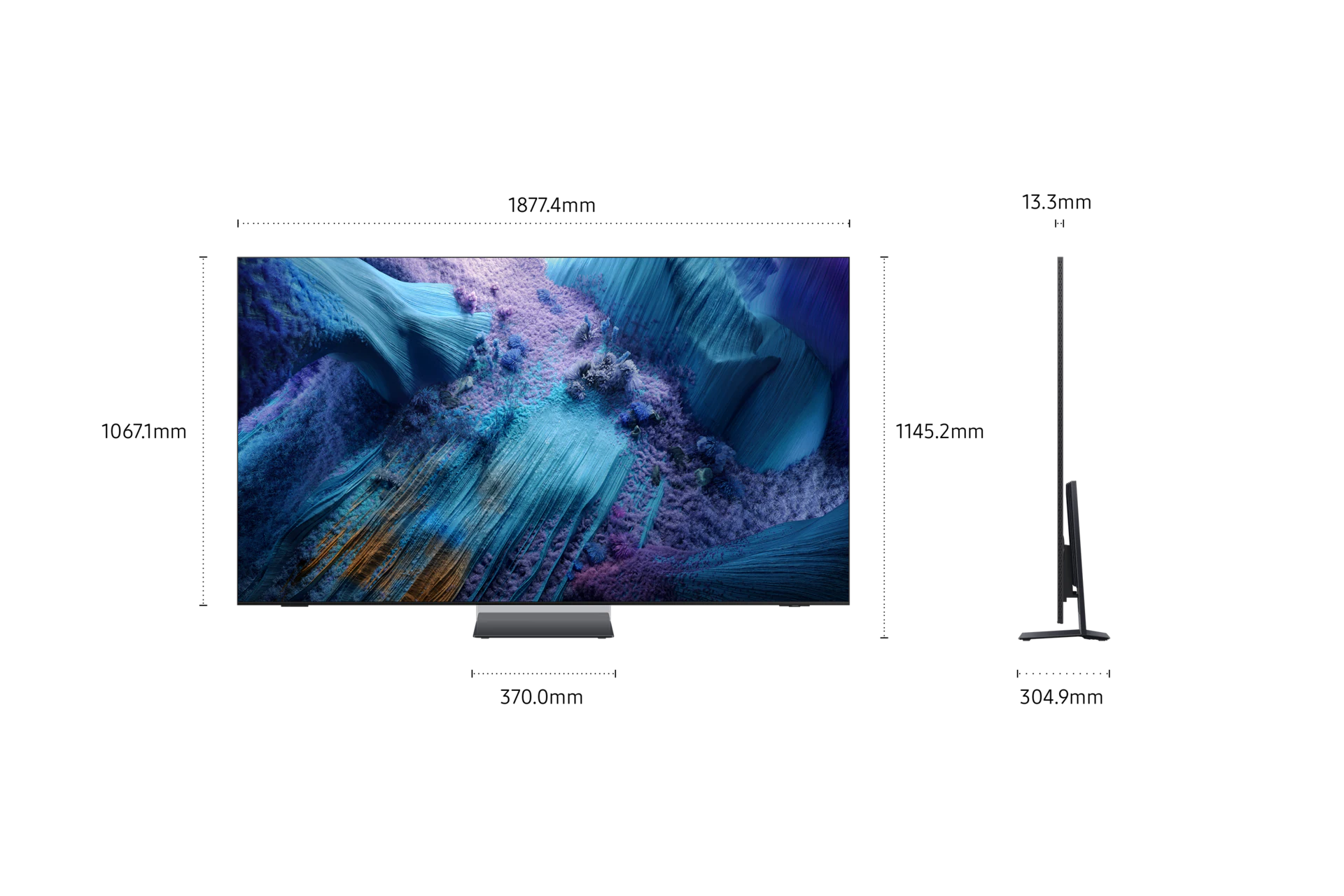 85" Neo QLED QN990F 8K Vision AI Smart TV (2025) Graphite