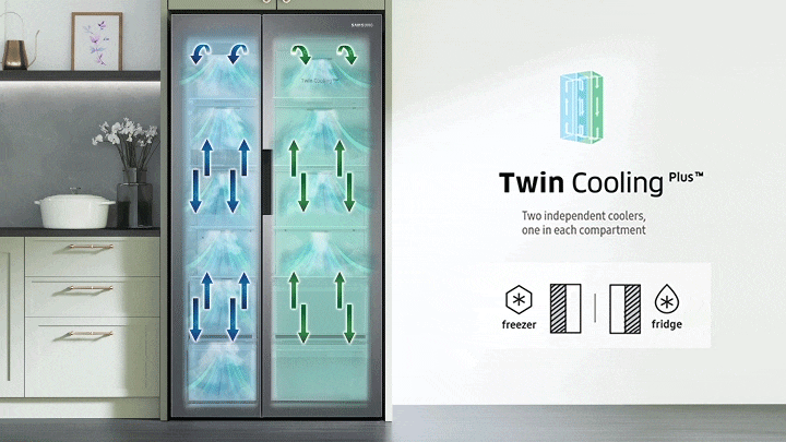 Side-by-Side Kühlschrank silber kaufen (RS6JA8811S9/EG) | Samsung DE | Side-by-Side Kühlschränke