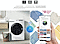 The personally-tailored wash cycle is controlled via the SmartThings app. Laundry recipe,Laundry planner,HomeCare Wizard.